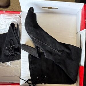 Guess Black Heeled Boots